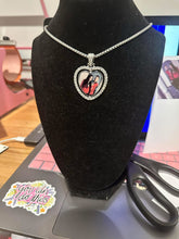 Load image into Gallery viewer, Custom Heart silver necklace
