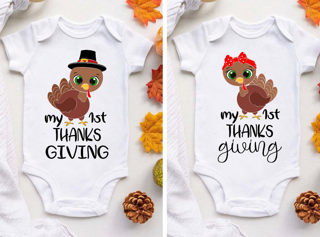 My first thanksgiving onsie