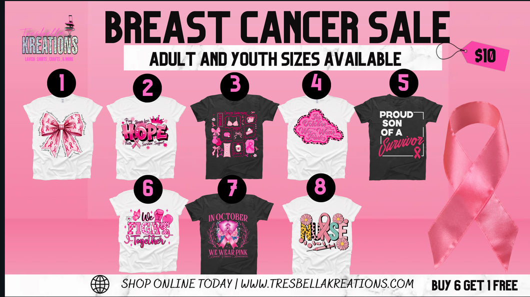 BREAST CANCER SALE $10 SALE PART 1