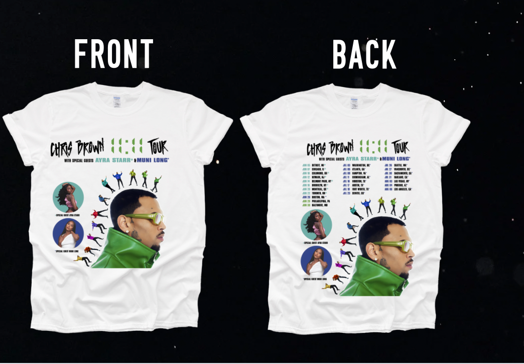 CHRIS BROWN TOUR TEE