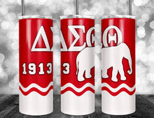 Load image into Gallery viewer, Delta Sigma Theta ( Chevron Tumbler
