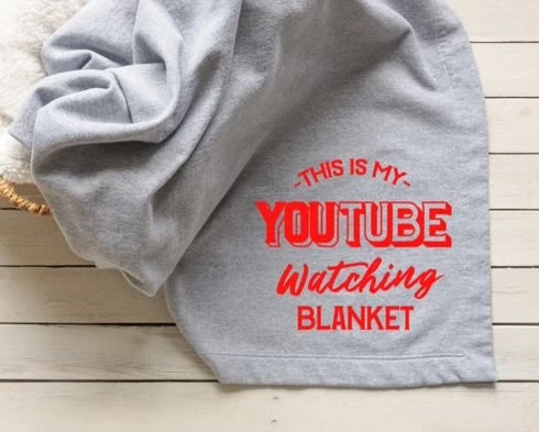 My YouTube Watching Blanket