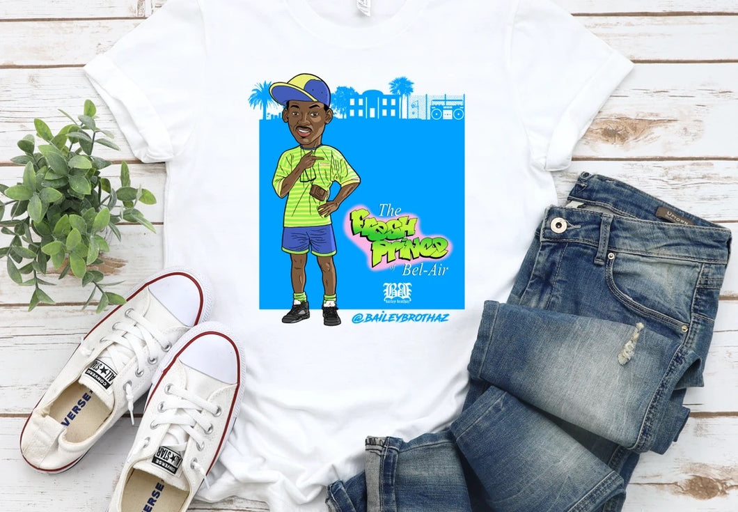 FRESH PRINCE WHITE TEE