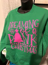 Load image into Gallery viewer, Dreaming of a pink Christmas fleece
