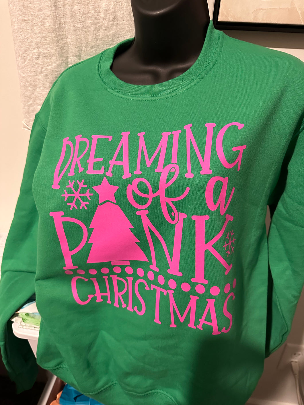 Dreaming of a pink Christmas fleece