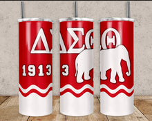 Load image into Gallery viewer, Delta Sigma Theta ( Chevron Tumbler
