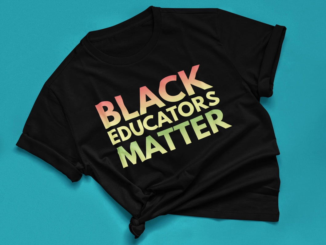 Black educators matter ombré